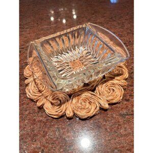 3.5” x 3.5” Cut Crystal Dish